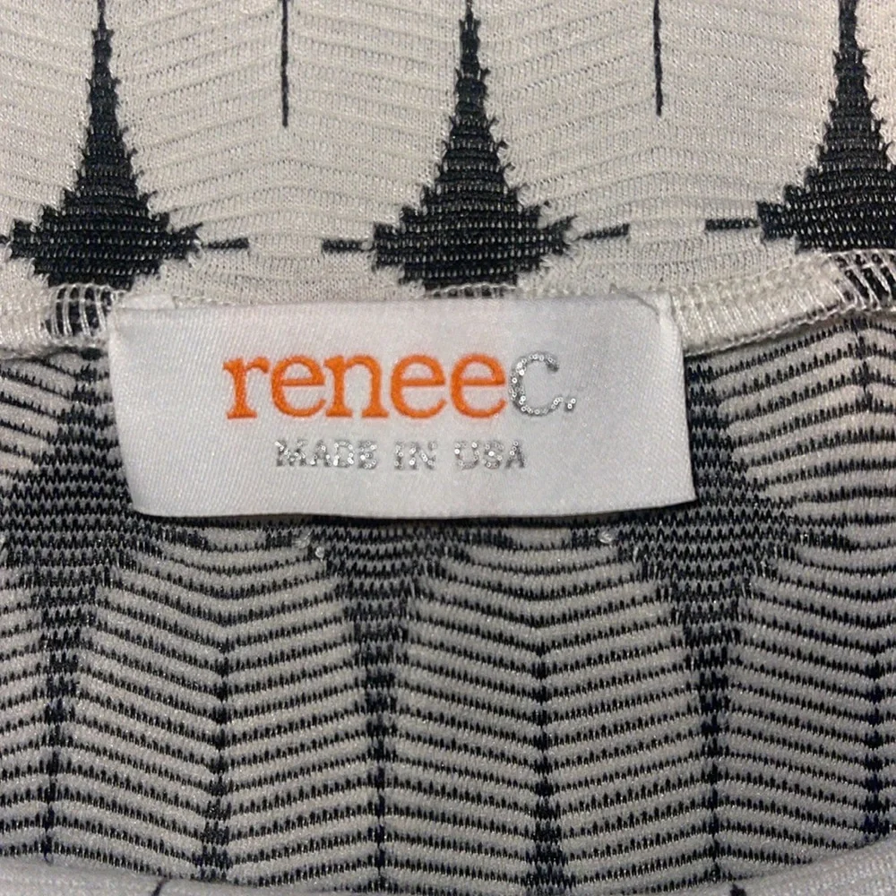 Renee C. Black and White Pencil Skirt - Picture 3 of 5